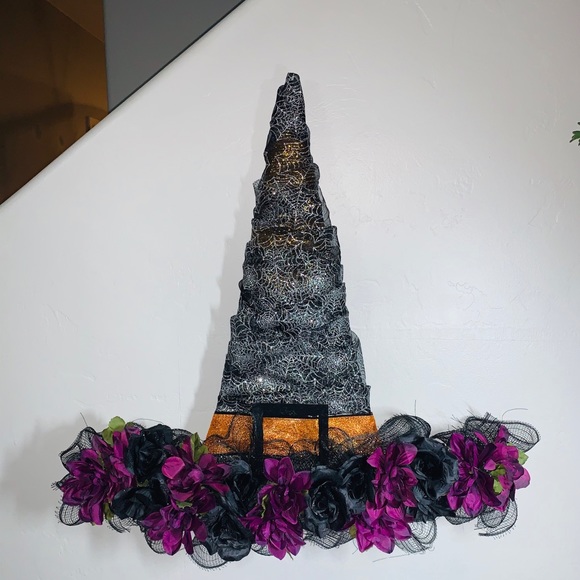 Halloween Wreath Witches Hat 🍂🏡🧙‍♀️💀 - Picture 1 of 1